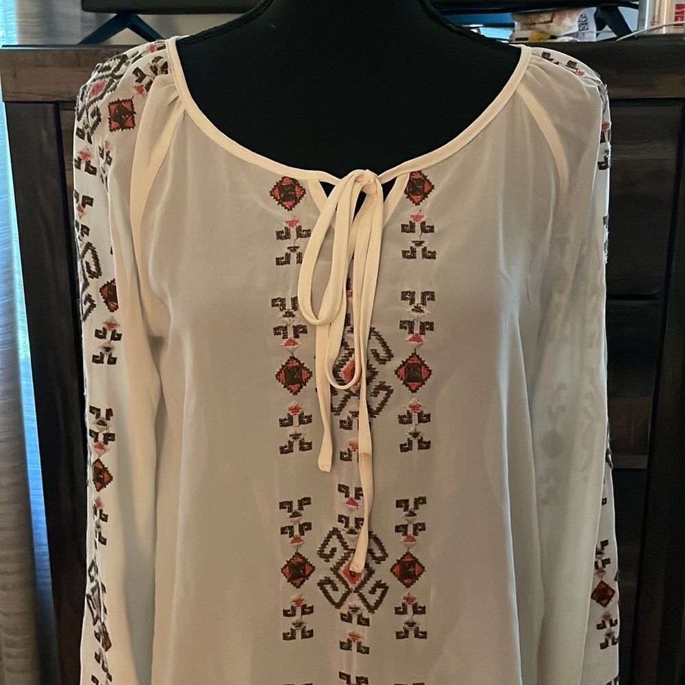 Blu Pepper Ladies Embroidered Top